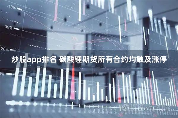 炒股app排名 碳酸锂期货所有合约均触及涨停